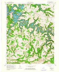 Mc Daniels Kentucky Historical topographic map, 1:24000 scale, 7.5 X 7.5 Minute, Year 1963