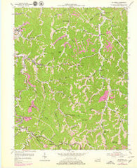 Mc Dowell Kentucky Historical topographic map, 1:24000 scale, 7.5 X 7.5 Minute, Year 1954