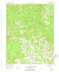 Mc Kee Kentucky Historical topographic map, 1:24000 scale, 7.5 X 7.5 Minute, Year 1953