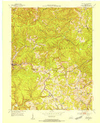 Mc Kee Kentucky Historical topographic map, 1:24000 scale, 7.5 X 7.5 Minute, Year 1953