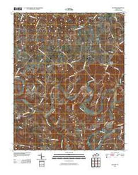 Meador Kentucky Historical topographic map, 1:24000 scale, 7.5 X 7.5 Minute, Year 2010