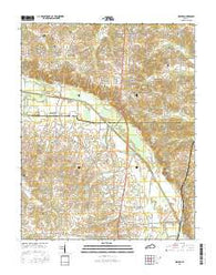 Melber Kentucky Current topographic map, 1:24000 scale, 7.5 X 7.5 Minute, Year 2016