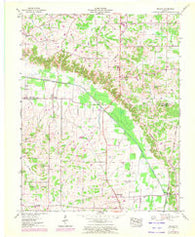 Melber Kentucky Historical topographic map, 1:24000 scale, 7.5 X 7.5 Minute, Year 1951