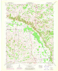 Melber Kentucky Historical topographic map, 1:24000 scale, 7.5 X 7.5 Minute, Year 1951