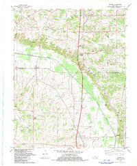 Melber Kentucky Historical topographic map, 1:24000 scale, 7.5 X 7.5 Minute, Year 1982