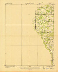 Melber Kentucky Historical topographic map, 1:24000 scale, 7.5 X 7.5 Minute, Year 1936
