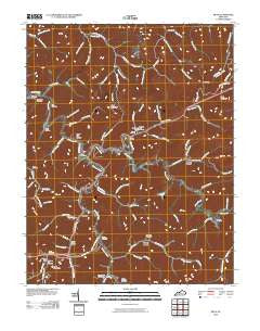 Meta Kentucky Historical topographic map, 1:24000 scale, 7.5 X 7.5 Minute, Year 2010