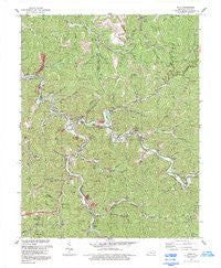 Meta Kentucky Historical topographic map, 1:24000 scale, 7.5 X 7.5 Minute, Year 1992