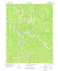 Meta Kentucky Historical topographic map, 1:24000 scale, 7.5 X 7.5 Minute, Year 1978