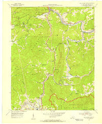Middlesboro North Kentucky Historical topographic map, 1:24000 scale, 7.5 X 7.5 Minute, Year 1954