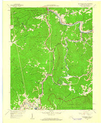 Middlesboro North Kentucky Historical topographic map, 1:24000 scale, 7.5 X 7.5 Minute, Year 1959