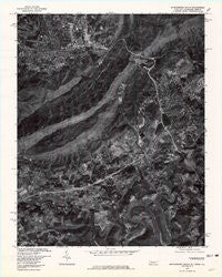 Middlesboro South Kentucky Historical topographic map, 1:24000 scale, 7.5 X 7.5 Minute, Year 1976