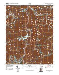 Middlesboro North Kentucky Historical topographic map, 1:24000 scale, 7.5 X 7.5 Minute, Year 2010