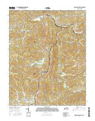 Middlesboro North Kentucky Current topographic map, 1:24000 scale, 7.5 X 7.5 Minute, Year 2016