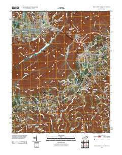 Middlesboro South Kentucky Historical topographic map, 1:24000 scale, 7.5 X 7.5 Minute, Year 2010