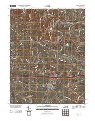 Midway Kentucky Historical topographic map, 1:24000 scale, 7.5 X 7.5 Minute, Year 2010