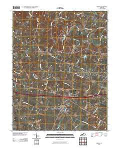 Midway Kentucky Historical topographic map, 1:24000 scale, 7.5 X 7.5 Minute, Year 2010