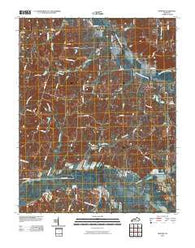 Milburn Kentucky Historical topographic map, 1:24000 scale, 7.5 X 7.5 Minute, Year 2010