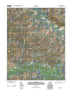 Milburn Kentucky Historical topographic map, 1:24000 scale, 7.5 X 7.5 Minute, Year 2013