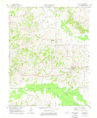 Milburn Kentucky Historical topographic map, 1:24000 scale, 7.5 X 7.5 Minute, Year 1977