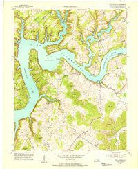 Mill Springs Kentucky Historical topographic map, 1:24000 scale, 7.5 X 7.5 Minute, Year 1953