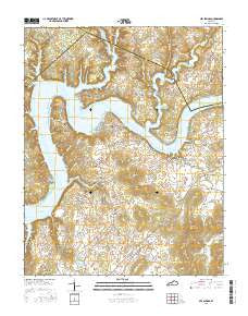 Mill Springs Kentucky Current topographic map, 1:24000 scale, 7.5 X 7.5 Minute, Year 2016