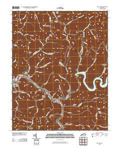 Millard Kentucky Historical topographic map, 1:24000 scale, 7.5 X 7.5 Minute, Year 2010