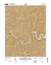 Millard Kentucky Current topographic map, 1:24000 scale, 7.5 X 7.5 Minute, Year 2016