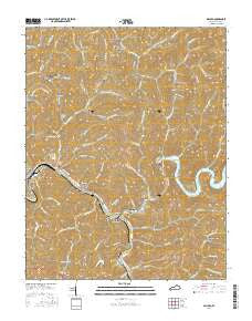 Millard Kentucky Current topographic map, 1:24000 scale, 7.5 X 7.5 Minute, Year 2016