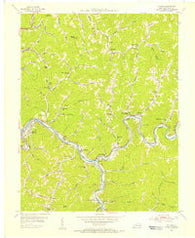 Millard Kentucky Historical topographic map, 1:24000 scale, 7.5 X 7.5 Minute, Year 1954