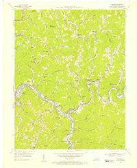 Millard Kentucky Historical topographic map, 1:24000 scale, 7.5 X 7.5 Minute, Year 1954