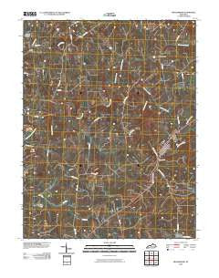 Millersburg Kentucky Historical topographic map, 1:24000 scale, 7.5 X 7.5 Minute, Year 2010