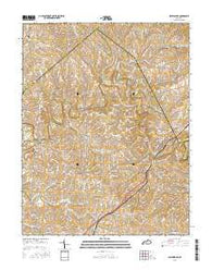 Millersburg Kentucky Current topographic map, 1:24000 scale, 7.5 X 7.5 Minute, Year 2016