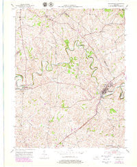 Millersburg Kentucky Historical topographic map, 1:24000 scale, 7.5 X 7.5 Minute, Year 1953