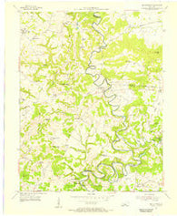 Millerstown Kentucky Historical topographic map, 1:24000 scale, 7.5 X 7.5 Minute, Year 1954