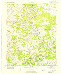 Millerstown Kentucky Historical topographic map, 1:24000 scale, 7.5 X 7.5 Minute, Year 1954