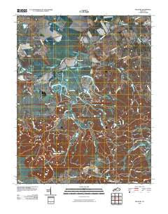 Millport Kentucky Historical topographic map, 1:24000 scale, 7.5 X 7.5 Minute, Year 2010