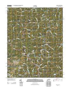 Milo Kentucky Historical topographic map, 1:24000 scale, 7.5 X 7.5 Minute, Year 2013