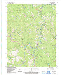 Milo Kentucky Historical topographic map, 1:24000 scale, 7.5 X 7.5 Minute, Year 1992