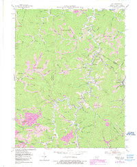 Milo Kentucky Historical topographic map, 1:24000 scale, 7.5 X 7.5 Minute, Year 1954