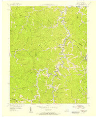 Milo Kentucky Historical topographic map, 1:24000 scale, 7.5 X 7.5 Minute, Year 1954