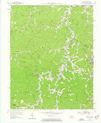 Milo Kentucky Historical topographic map, 1:24000 scale, 7.5 X 7.5 Minute, Year 1954