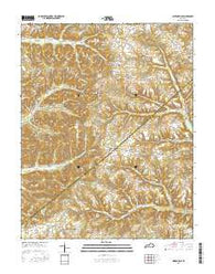 Mintonville Kentucky Current topographic map, 1:24000 scale, 7.5 X 7.5 Minute, Year 2016