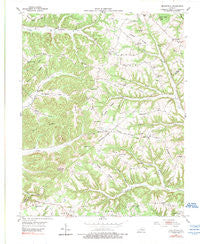 Mintonville Kentucky Historical topographic map, 1:24000 scale, 7.5 X 7.5 Minute, Year 1953