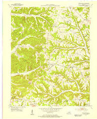 Mintonville Kentucky Historical topographic map, 1:24000 scale, 7.5 X 7.5 Minute, Year 1953
