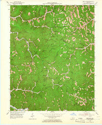 Mistletoe Kentucky Historical topographic map, 1:24000 scale, 7.5 X 7.5 Minute, Year 1953