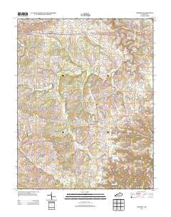 Moberly Kentucky Historical topographic map, 1:24000 scale, 7.5 X 7.5 Minute, Year 2013
