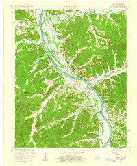 Model Kentucky Historical topographic map, 1:24000 scale, 7.5 X 7.5 Minute, Year 1957
