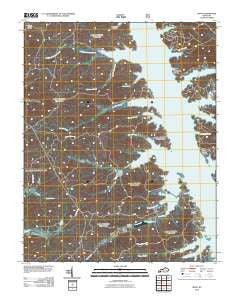Mont Kentucky Historical topographic map, 1:24000 scale, 7.5 X 7.5 Minute, Year 2010