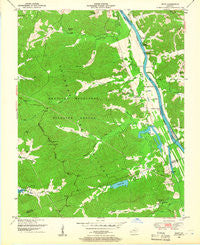 Mont Kentucky Historical topographic map, 1:24000 scale, 7.5 X 7.5 Minute, Year 1950